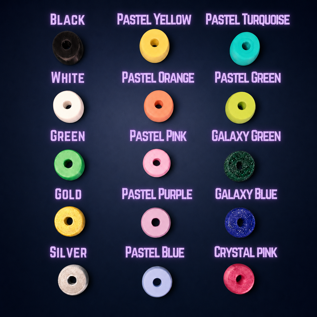Available color options for 3D printed fursuit head bases