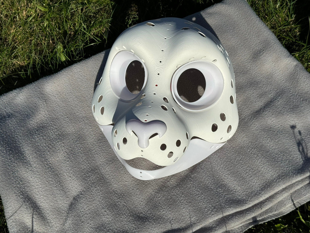 Cat 3D printed fursuit head base