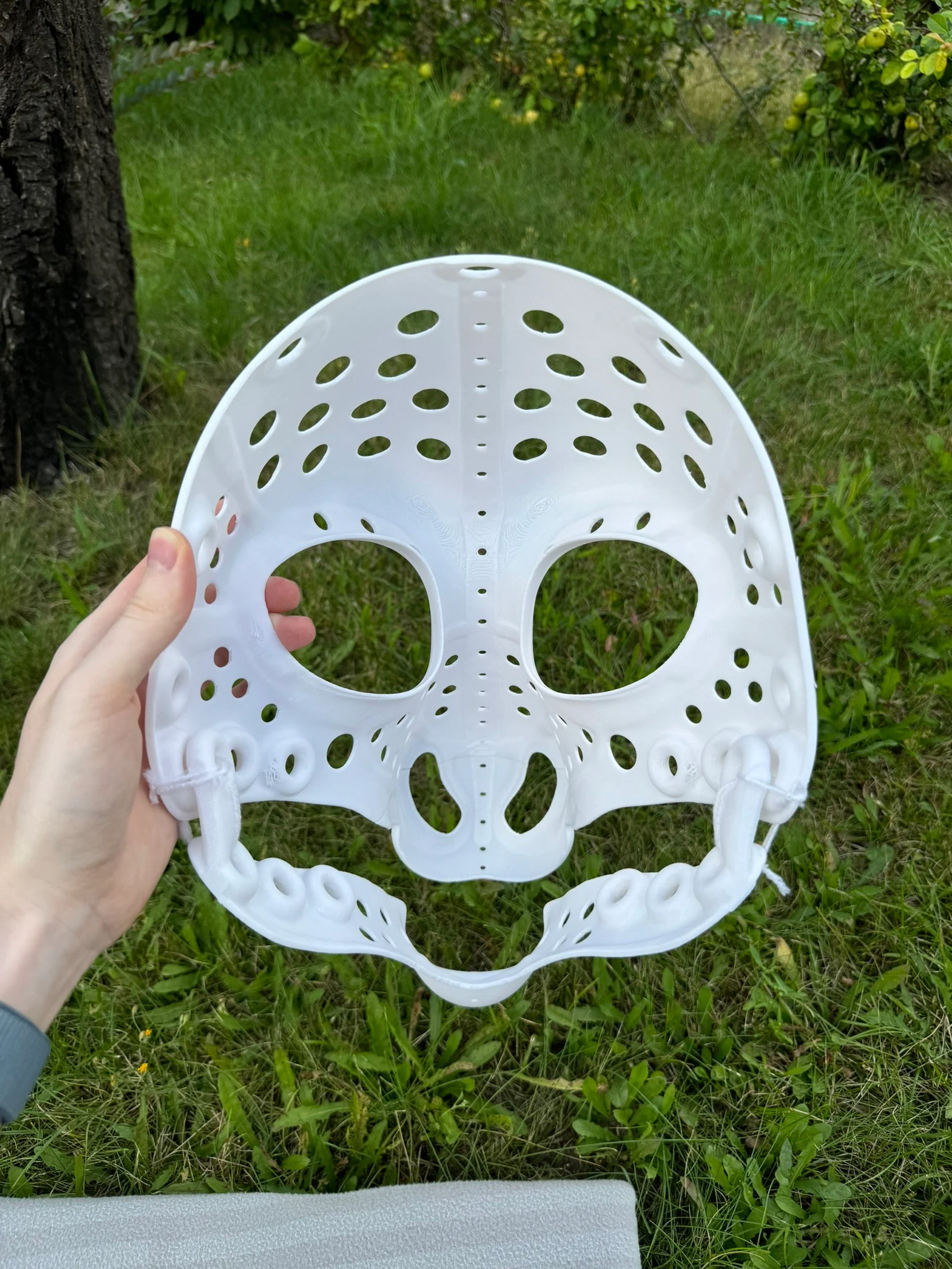 Horse 3D printed fursuit head base with movable jaw