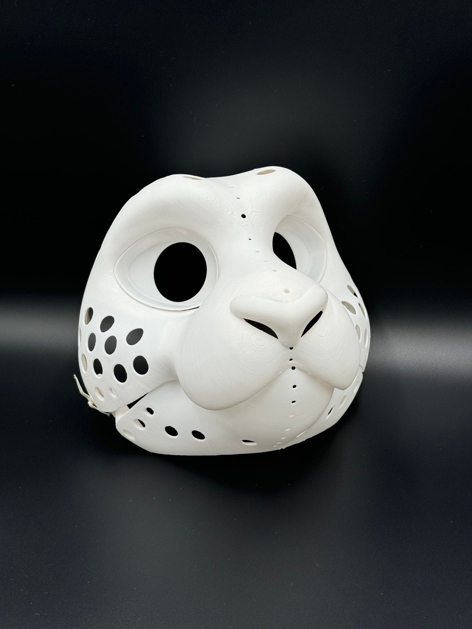 Rabbit 3D printed fursuit head base