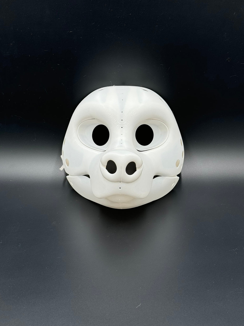 Black Bear 3D printed fursuit head base
