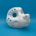 Wolf 3D printed fursuit head base