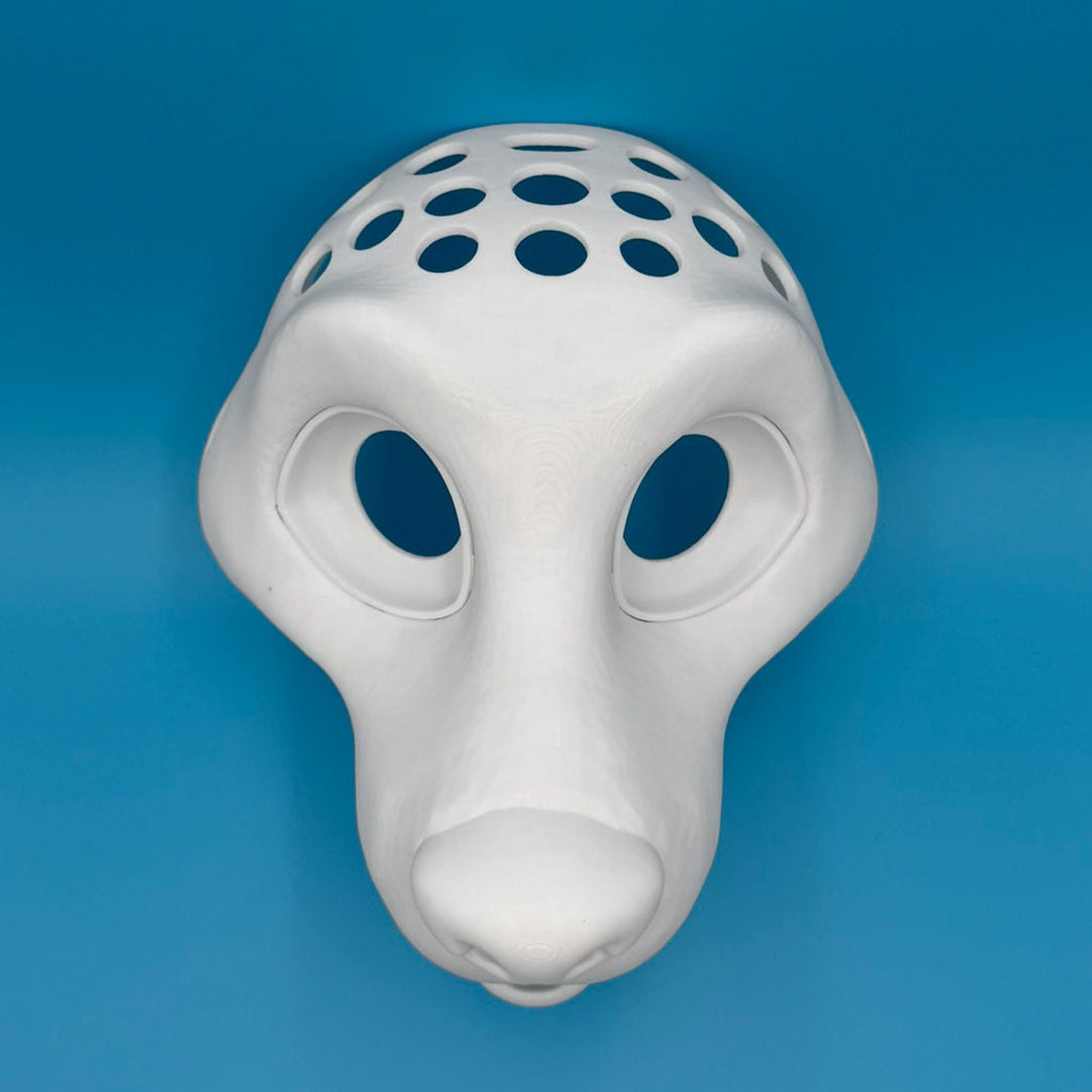 Canine 3D printed fursuit head base