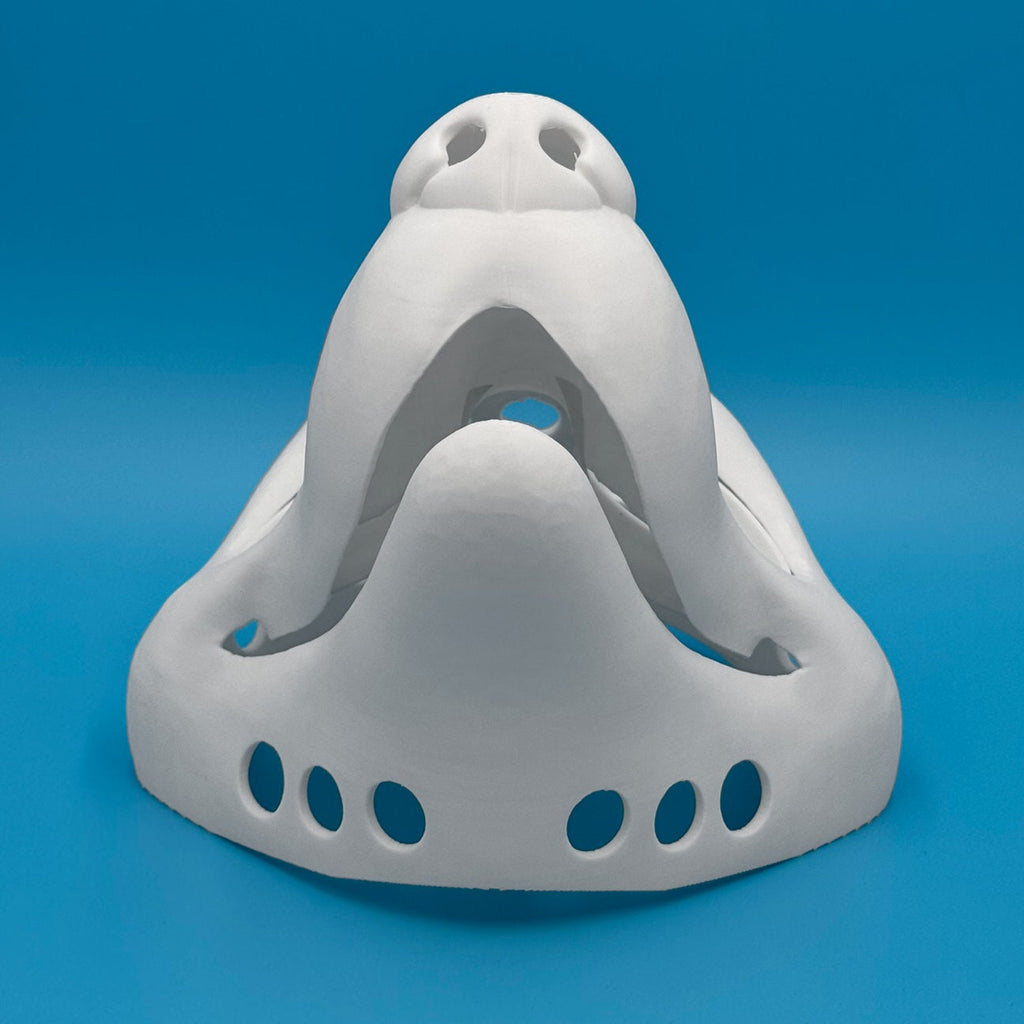Canine 3D printed fursuit head base