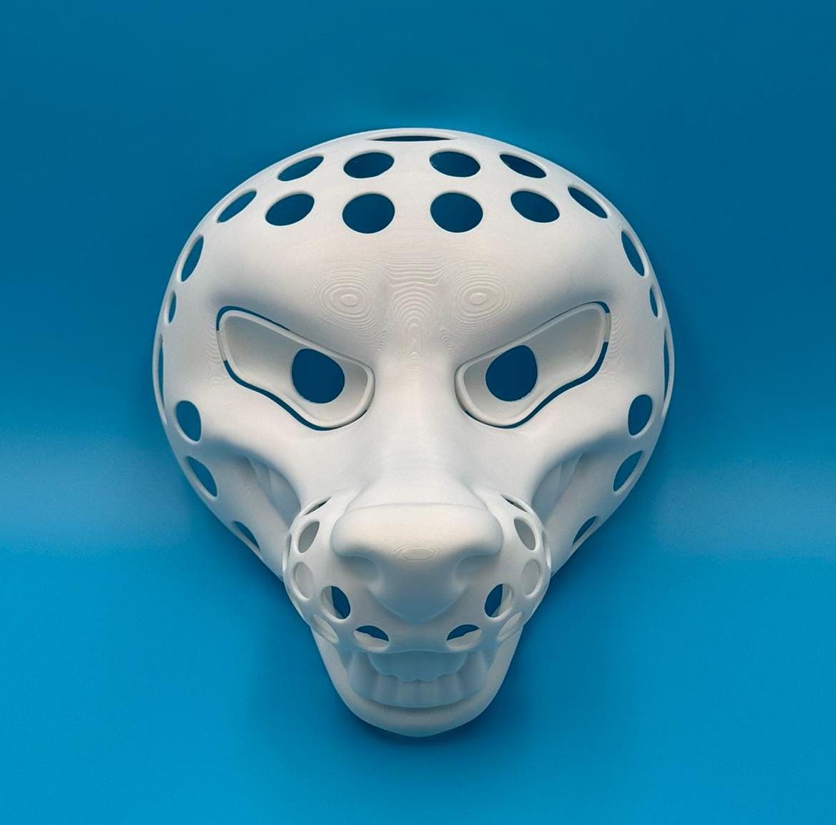 Toothy Dog 3D printed fursuit head base