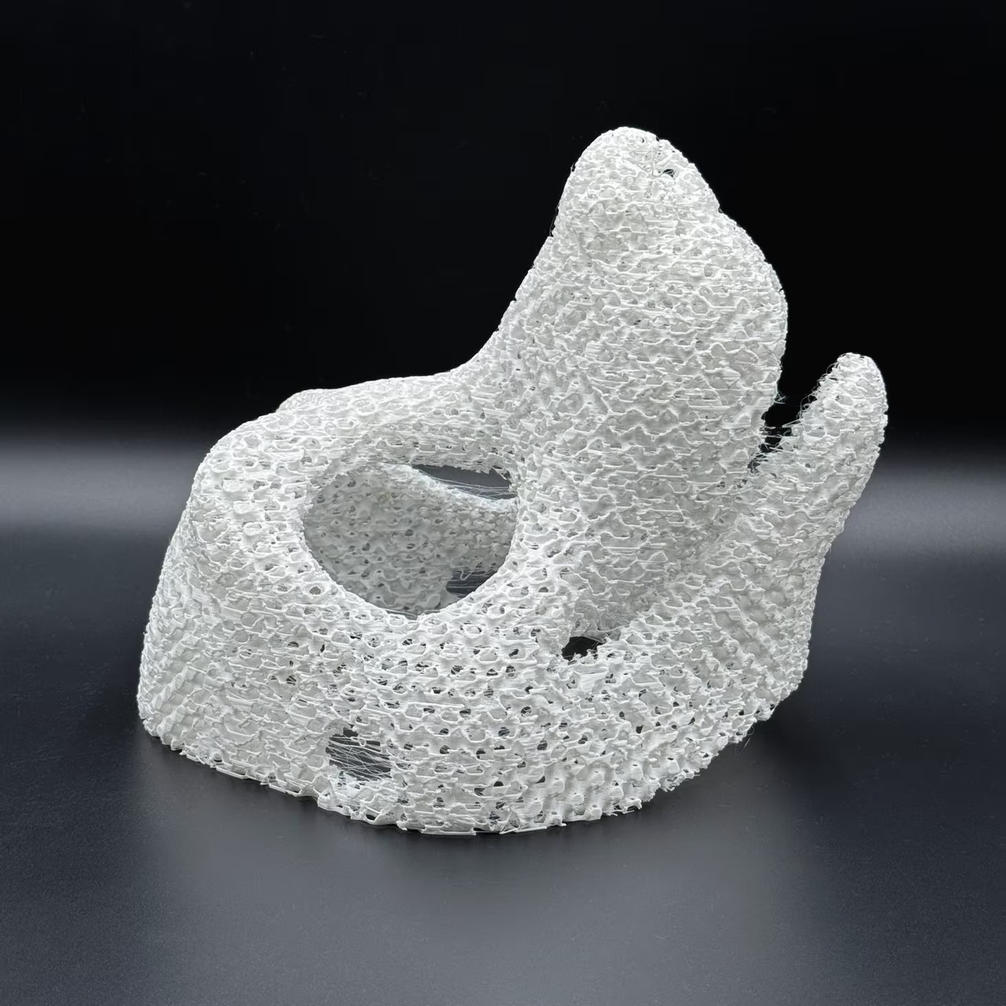 Canine Dog flexible TPU 3D printed fursuit head base
