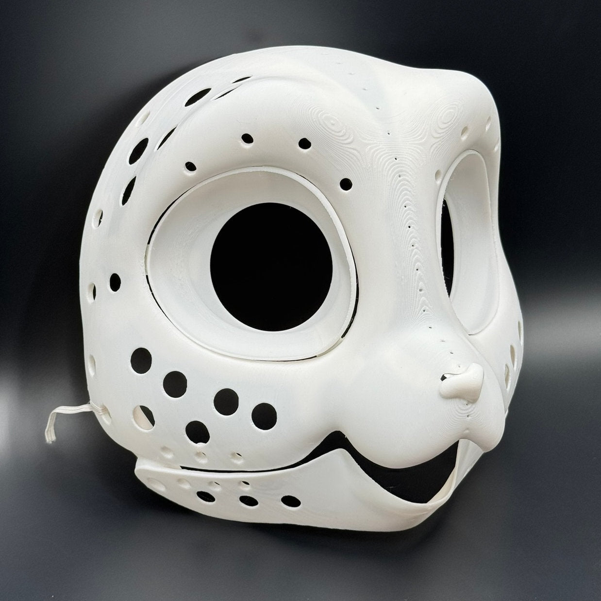 Kitty 3D printed fursuit head base