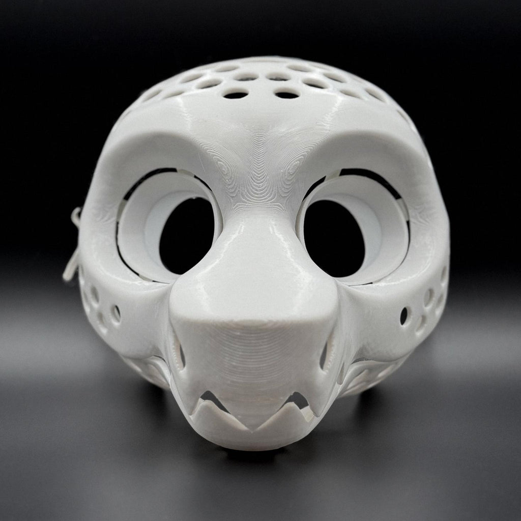 Wickerbeast 3D printed fursuit head base