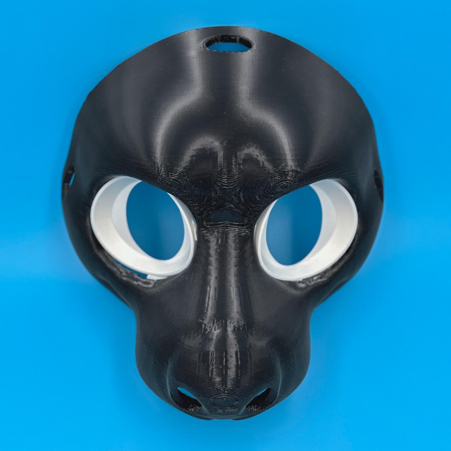 Toony Static Dog 3D printed fursuit head base