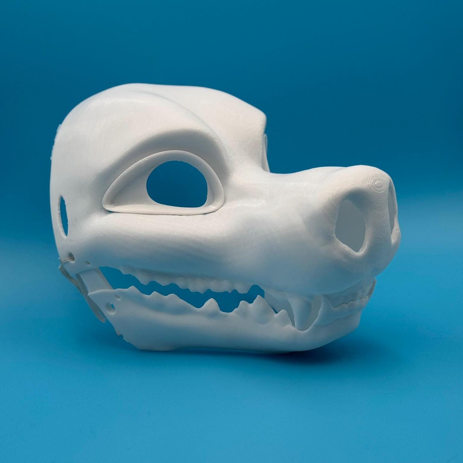 Toothy Dog 3D printed fursuit head base