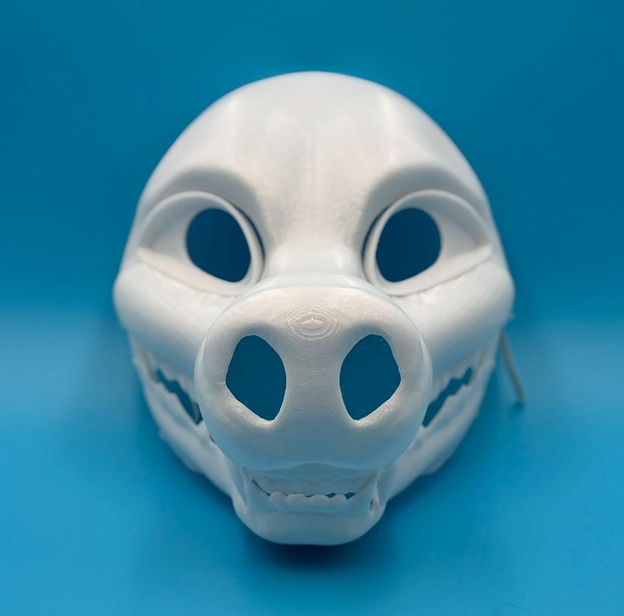 Toothy Dog 3D printed fursuit head base