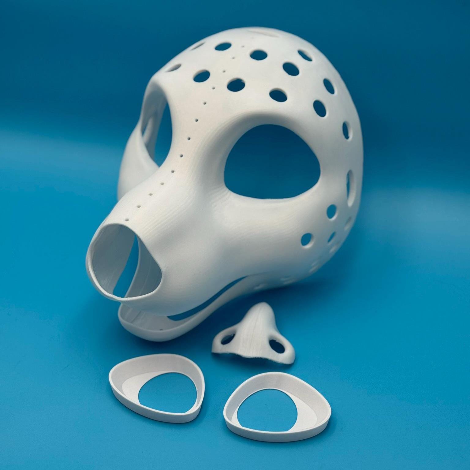 Leaf Nosed Bat 3D printed fursuit head base